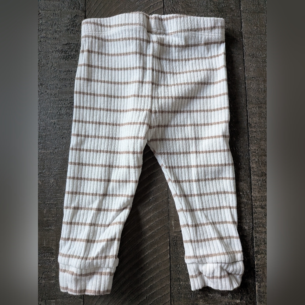 F&F Baby Pants with Brown and White Stripes